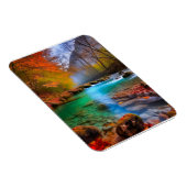 Rustig herfst rivierlandschap magneet (Rechterzijde)