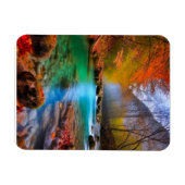Rustig herfst rivierlandschap magneet (Horizontaal)