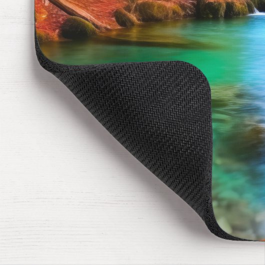 Rustig herfst rivierlandschap muismat (Hoek)