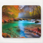 Rustig herfst rivierlandschap muismat (Voorkant)