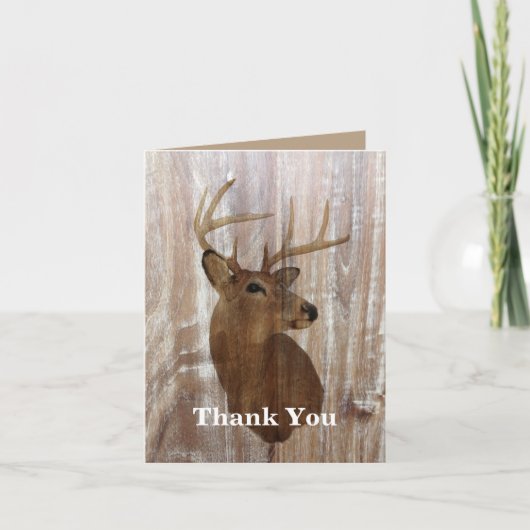 rustig hert de jacht is voorbij trouw bedankt (Voorkant)