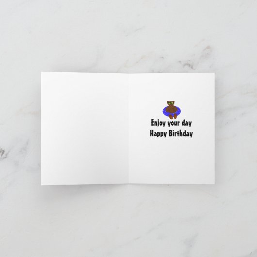 Rustig, het is jouw verjaardag kaart (Binnen)