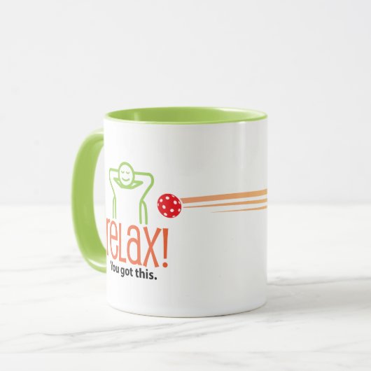 Rustig, het is maar Pickleball Mok (Voorkant links)