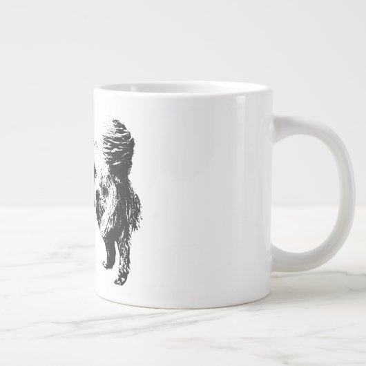 Rustig horloge in het licht van oktober grote koffiekop (Rechts)