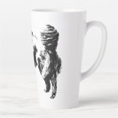 Rustig horloge in het licht van oktober latte mok (Rechts)