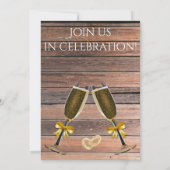 Rustig hout bespaart de datum save the date (Achterkant)