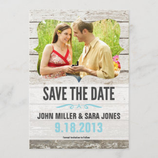 Rustig hout bespaart de datum save the date