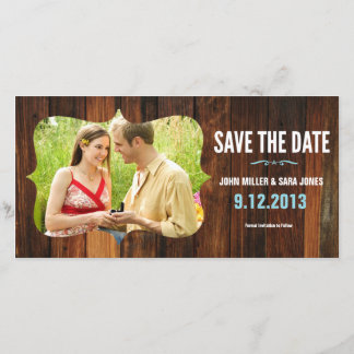 Rustig hout bespaart de datum save the date