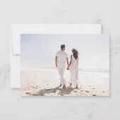 Rustig hout en verlichting bedankkaart (Achterkant)