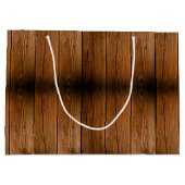 Rustig hout voor alle doeleinden groot cadeauzakje (Achterkant)