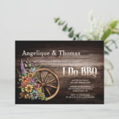 Rustig houten hak I do BBQ Kaart (Staand voorkant)