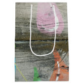 Rustig houtsdesign medium cadeauzakje (Achterkant)