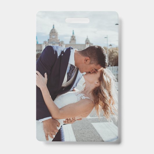 RUSTIG! ID-badge - Gepersonaliseerd - Uw Afbeeldin Badge (Voorkant)