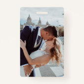 RUSTIG! ID-badge - Gepersonaliseerd - Uw Afbeeldin Badge (Voorkant)