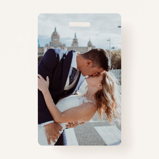 RUSTIG! ID-badge - Gepersonaliseerd - Uw Afbeeldin Badge (Voorkant)