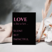 Rustig impactvolle liefde humoristische Valentijns Briefkaart