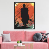Rustig in de chaos canvas afdruk (Insitu (Woonkamer))