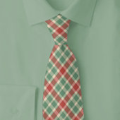 Rustig Kerst Plaid Stropdas
