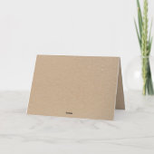 Rustig Kerstfeest Persoonlijk Kaart (Achterkant)