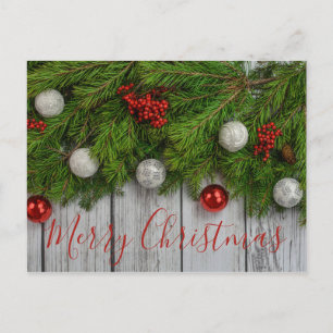 Rustig Kerstmis Kerstrapport Vakantie Briefkaart