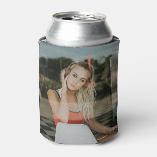 RUSTIG! Koelbox - Gepersonaliseerd - Voeg uw Afbee Blikjeskoeler (Blikje Voorkant)