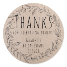 Rustig Kraftpapier  Bloemenkrans Bruidsmeisje Fees