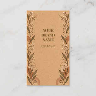 Rustig Kraftpapier Boho Sieraden Cadeau Hang Tag Visitekaartje