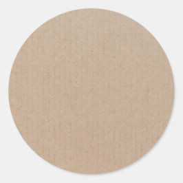Rustig Kraftpapier Lege Sjabloon Aangepast Ronde Sticker