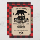 Rustig kraftpapier uitziende Buffalo geruit met Be Kaart (Voorkant / Achterkant)