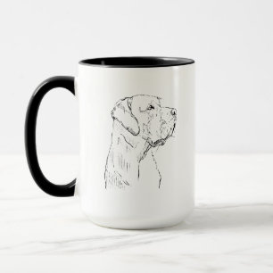 Rustig Labrador Retriever Portret, Hond Moeder Mok