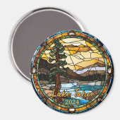 Rustig Lake Tahoe Californië Magneet (Voorkant / Achterkant)