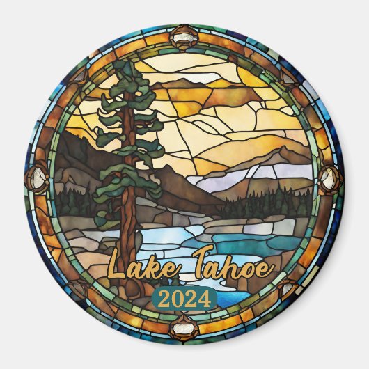 Rustig Lake Tahoe Californië Magneet (Voorkant)