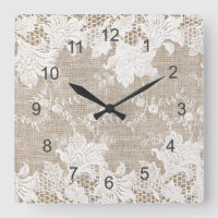 rustig land beige burlap en witte kant