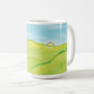 Rustig landschap koffiemok