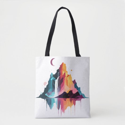 Rustig landschap Rustig Natuur Bergen Tote Bag (Voorkant)