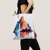 Rustig landschap Rustig Natuur Bergen Tote Bag (Dichtbij)