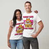Rustig Leven Luid Spinnen Kat Liefhebber Introvert T-shirt (Unisex)