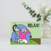 Rustig maar. briefkaart (Staand voorkant)