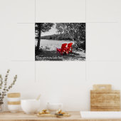 Rustig maar dat je op Lake tijd bent Poster (Keuken)