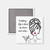 "Rustig maar en ontspan..." Magneet (Voorkant / Achterkant)