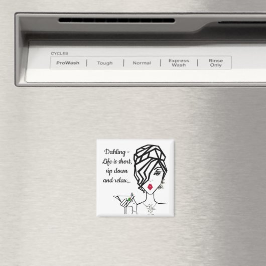 "Rustig maar en ontspan..." Magneet (Insitu (Vaatwasser))