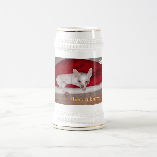 Rustig maar, heb een brouwtje! bierpul (Center)