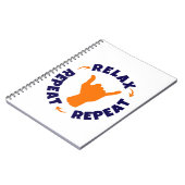 Rustig maar. Herhaal. Herhaal. Notitieboek (Linkerzijde)