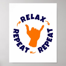 Rustig maar. Herhaal. Herhaal. Poster