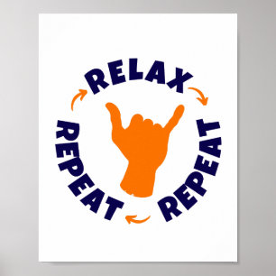 Rustig maar. Herhaal. Herhaal. Poster