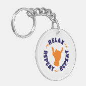 Rustig maar. Herhaal. Herhaal. Sleutelhanger (Voorkant Links)