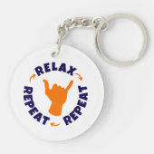 Rustig maar. Herhaal. Herhaal. Sleutelhanger (Achterkant)