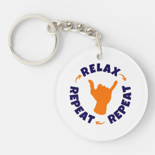 Rustig maar. Herhaal. Herhaal. Sleutelhanger