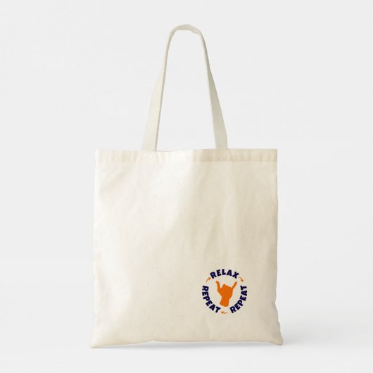 Rustig maar. Herhaal. Herhaal. Tote Bag (Achterkant)