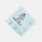 Rustig maar, het is een kleine jongen, grappig bab servet (Hoek)